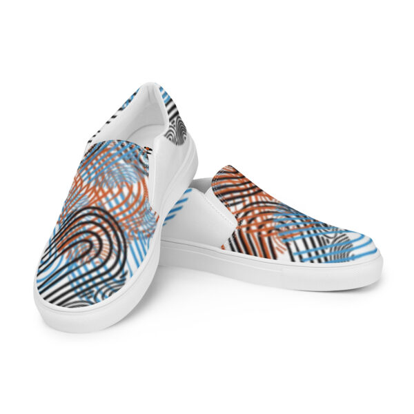 Men’s slip-on Spiral canvas shoes