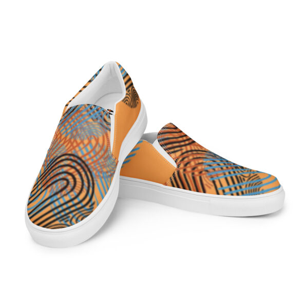 Men’s slip-on Swirl canvas shoes