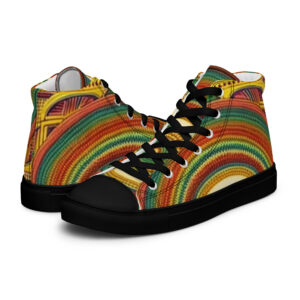 One Step at a Time - Men’s high top canvas shoes