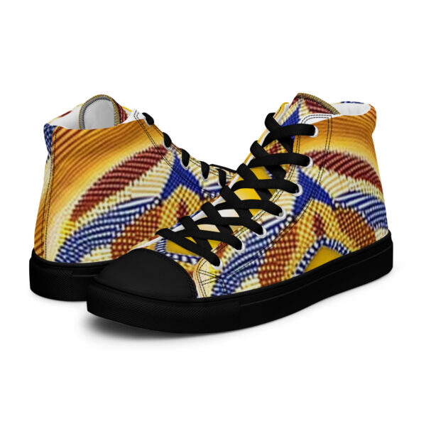 Authentic Men’s high top canvas shoes