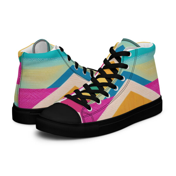 Light Colored Women’s high top canvas shoes