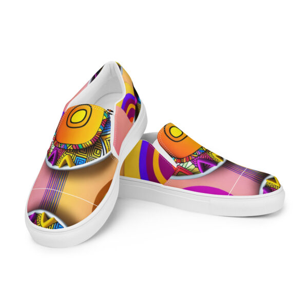 Bright Colored Women’s slip-on canvas shoes