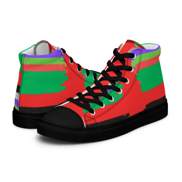 Fun Men’s high top canvas shoes