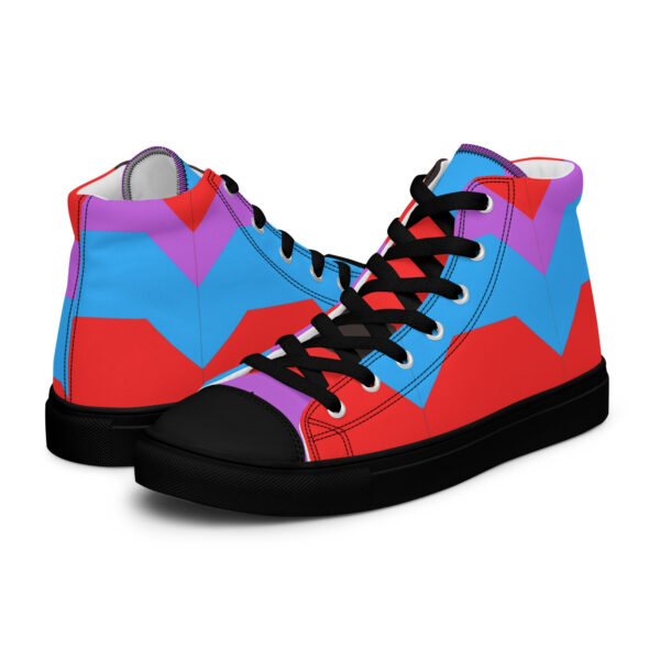 Styling Red Men’s high top canvas shoes