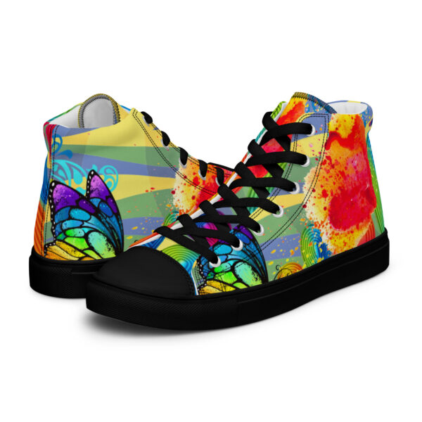 Beautiful Women’s high top canvas shoes