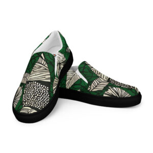 Ndam Rek (Peace Forever) Men’s slip-on canvas shoes