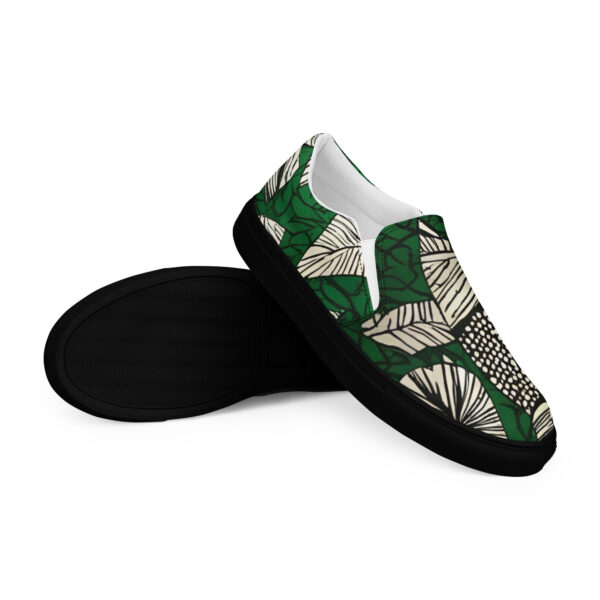 Ndam Rek (Peace Forever) Men’s slip-on canvas shoes - Image 2