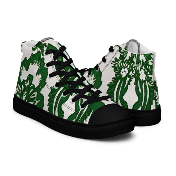 Amal Diam (Have Peace) Women’s high top canvas shoes - Image 2