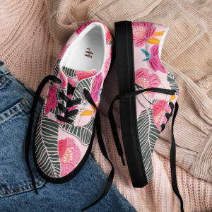 Jajeff (Thank you) Women’s lace-up canvas shoes