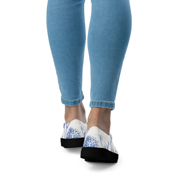 Yok ak Wer (Prosperity and Good Health) Women’s slip-on canvas shoes - Image 2