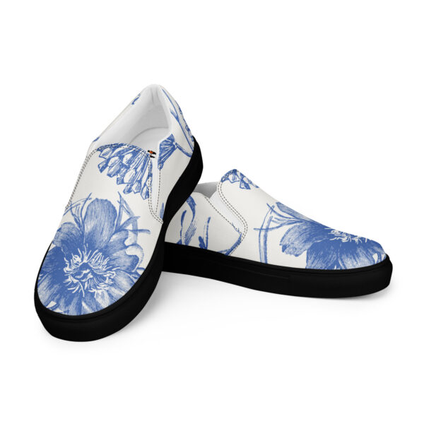 Yok ak Wer (Prosperity and Good Health) Women’s slip-on canvas shoes - Image 4