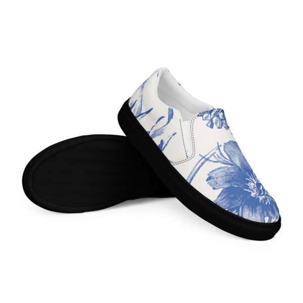 Yok ak Wer (Prosperity and Good Health) Women’s slip-on canvas shoes - Image 3