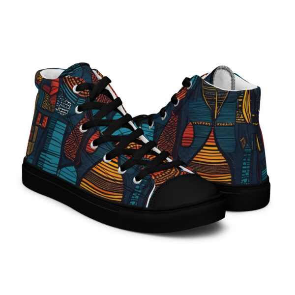 Gafoudoune - Men’s high top canvas shoes - Image 2