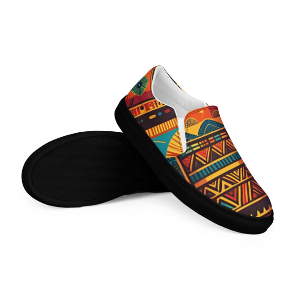 Ismail - Men’s slip-on canvas shoes - Image 2