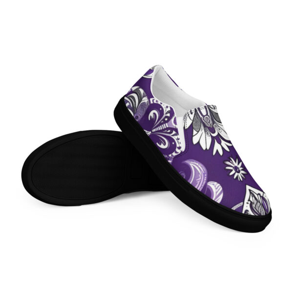 Happiness - Men’s slip-on canvas shoes - Image 2