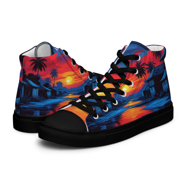 Paradise - Women’s high top canvas shoes