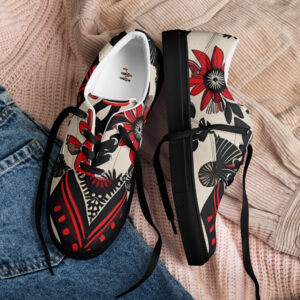 Bassene - Women’s lace-up canvas shoes