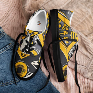 Silence - Women’s lace-up canvas shoes