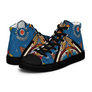 Xam-xam Men’s high top canvas shoes