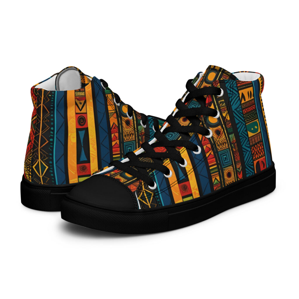 Yërmandékat Men’s high top canvas shoes