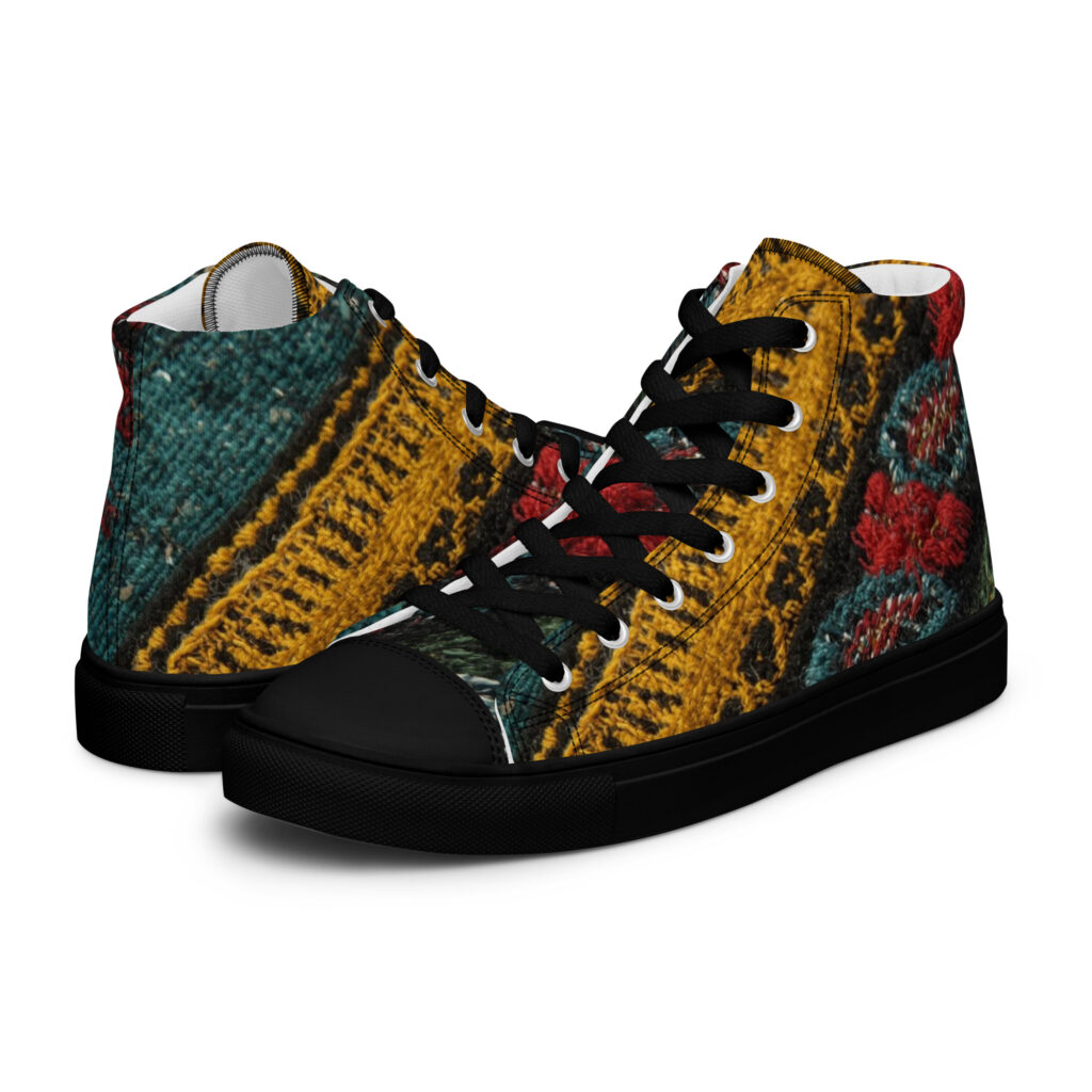 Transcendence Men’s high top canvas shoes