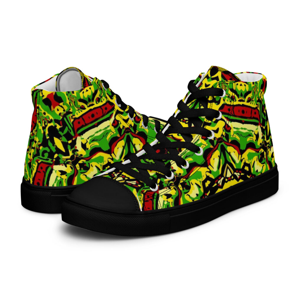 Awakening Men’s high top canvas shoes