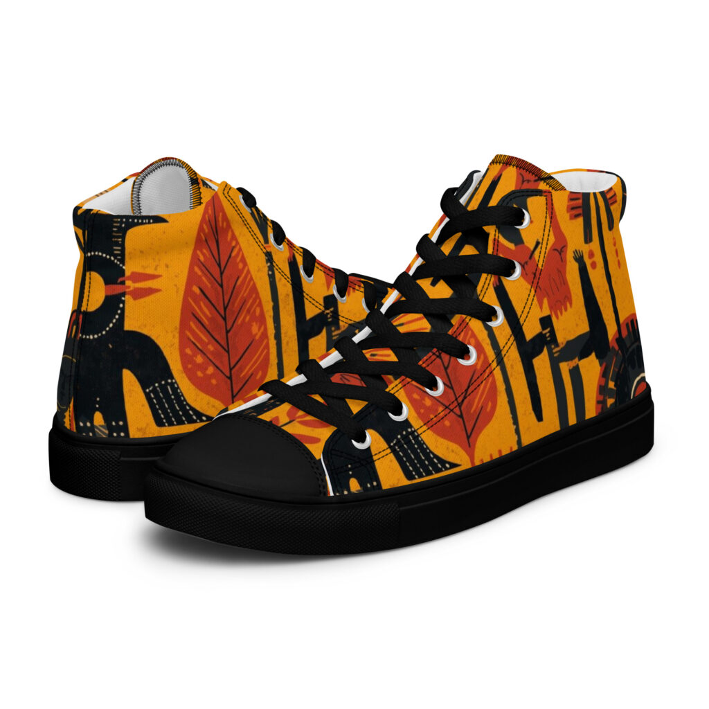 Diaxas Men’s high top canvas shoes