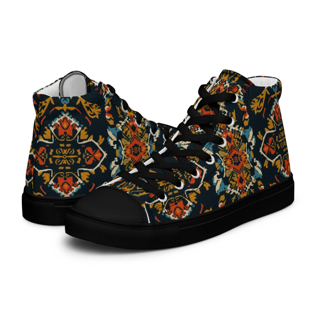 Sovereignty Men’s high top canvas shoes