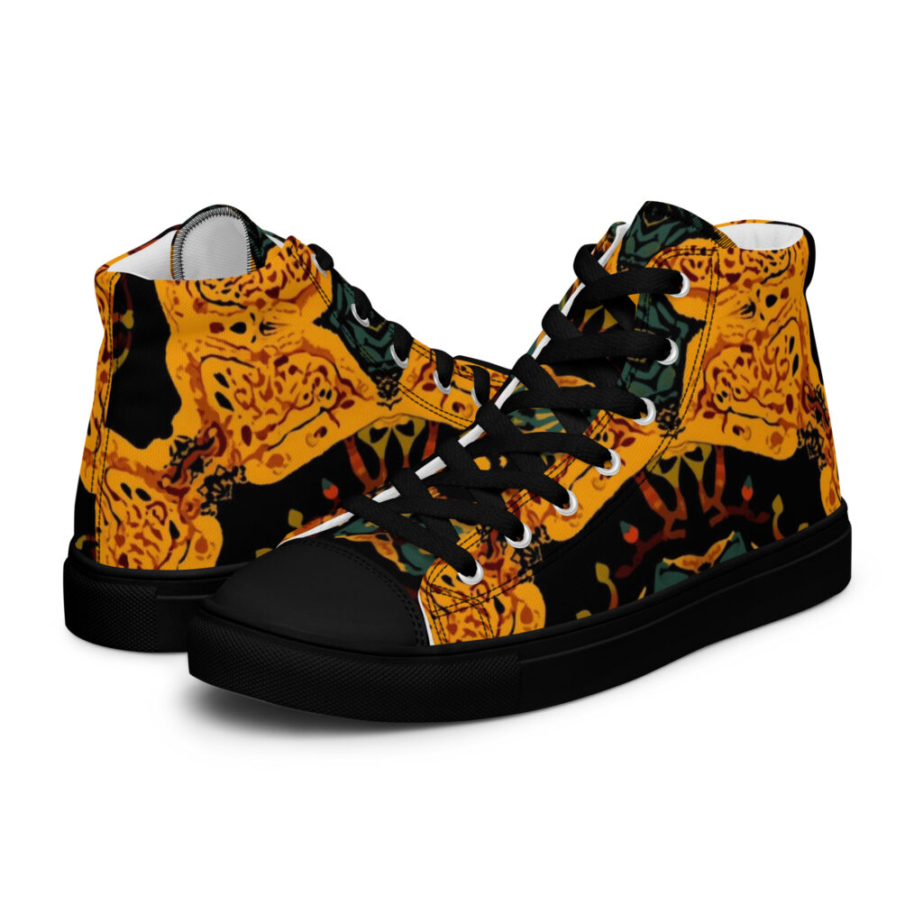 Fierce Men’s high top canvas shoes