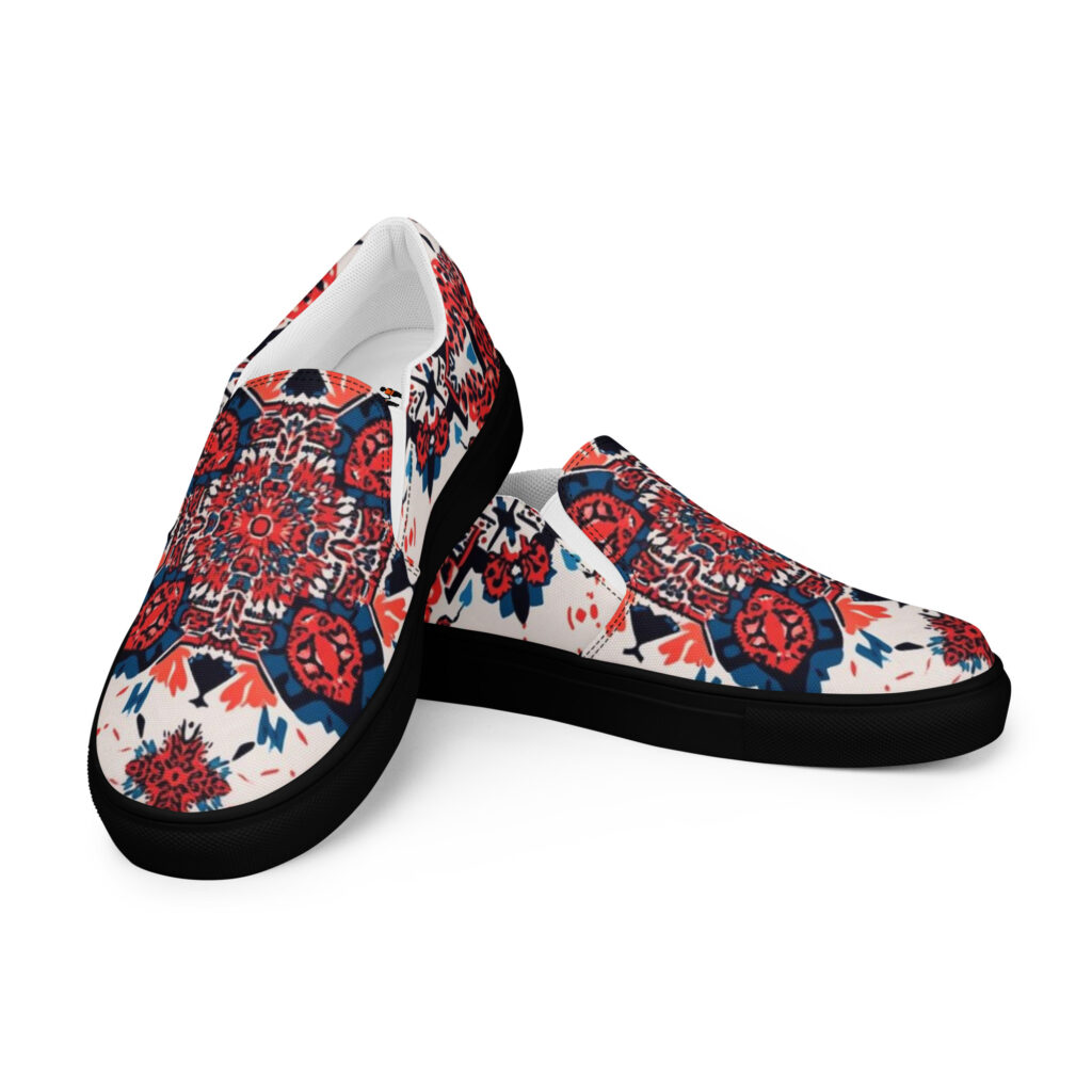 Ṭuma’nīna Women’s slip-on canvas shoes